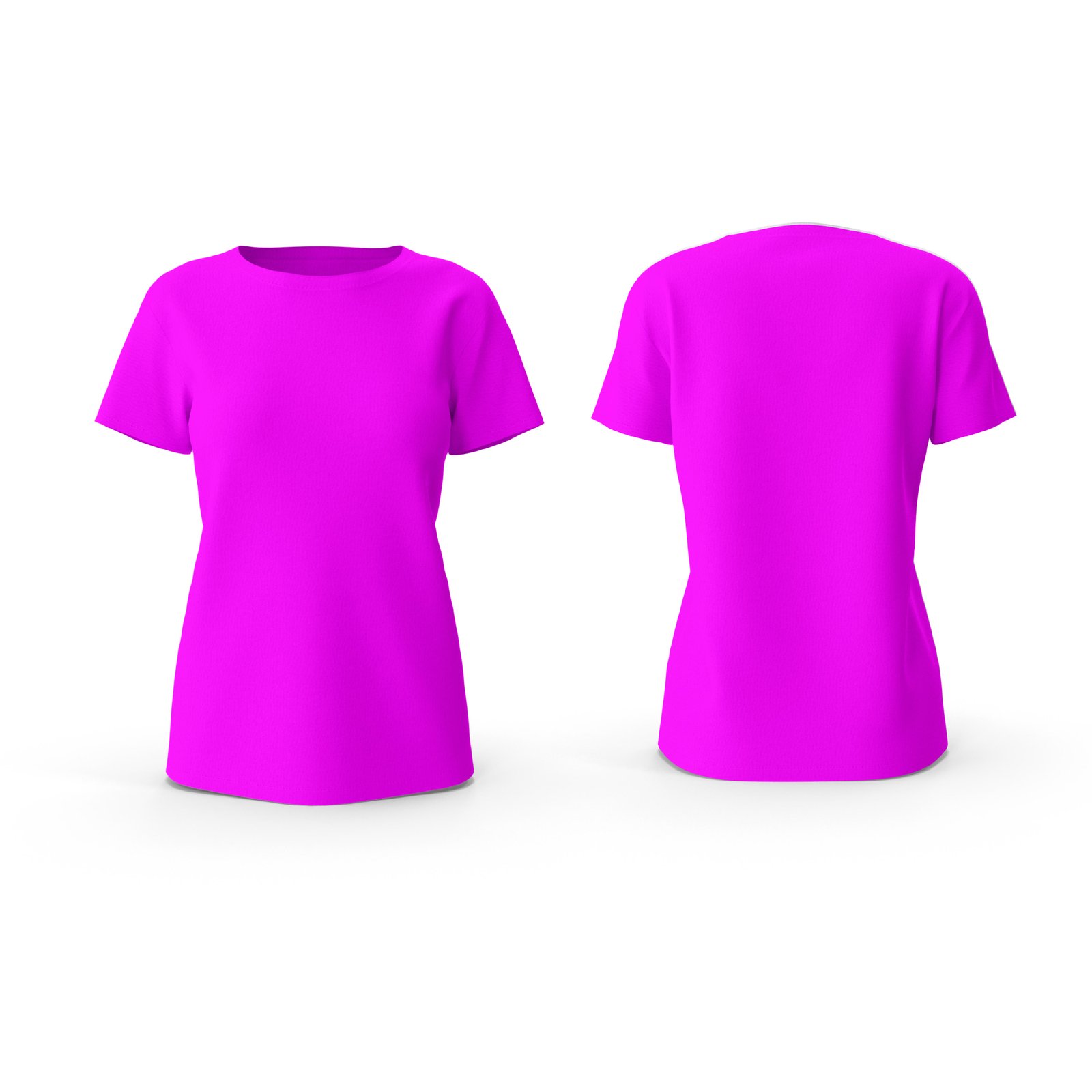 Women short sleeve and crew neck T-shirt 